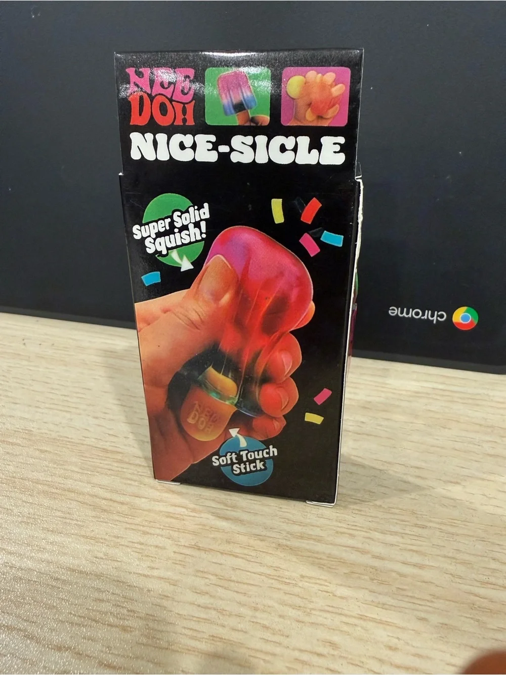 NeeDoh Nice-Sicle Popsicle Stress Toy - Rainbow Colors